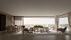 Living do apartamento de alto padrão Brava